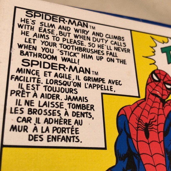 NIB Vintage 1979 Avon Spider-Man Toothbrush Holder - Picture 11 of 16